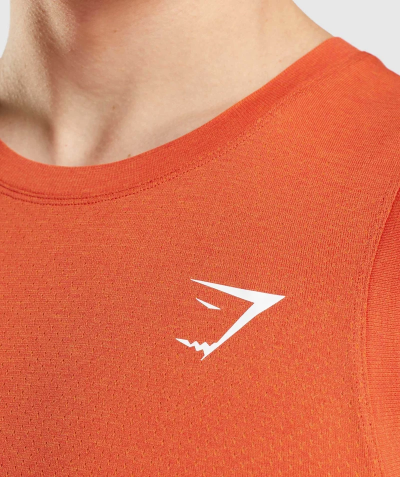 Gymshark Vital Tank - Papaya Orange Marl