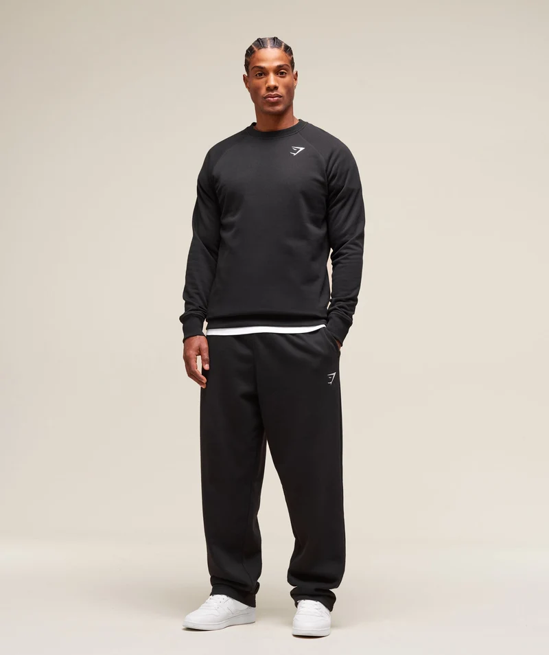 Gymshark Crest Crew - Black