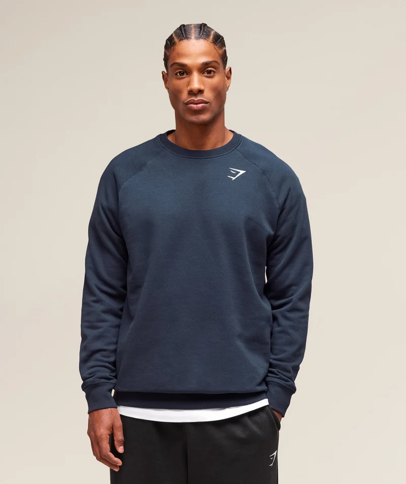 Gymshark Crest Crew - Navy