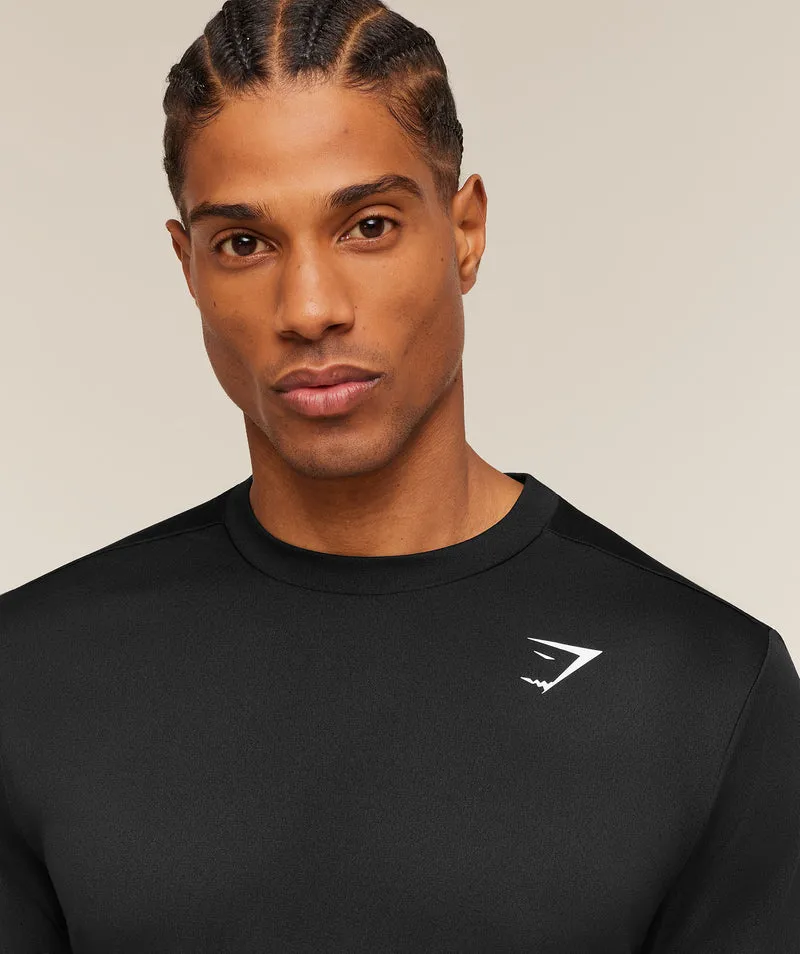 Gymshark Arrival Long Sleeve T-Shirt - Black