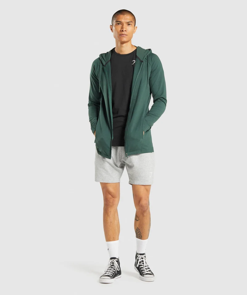 Gymshark Essential 7" Shorts - Light Grey Marl