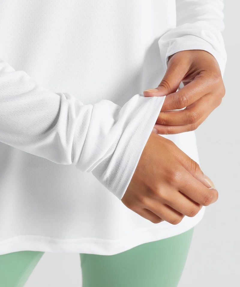 Gymshark Training Long Sleeve T-Shirt - White