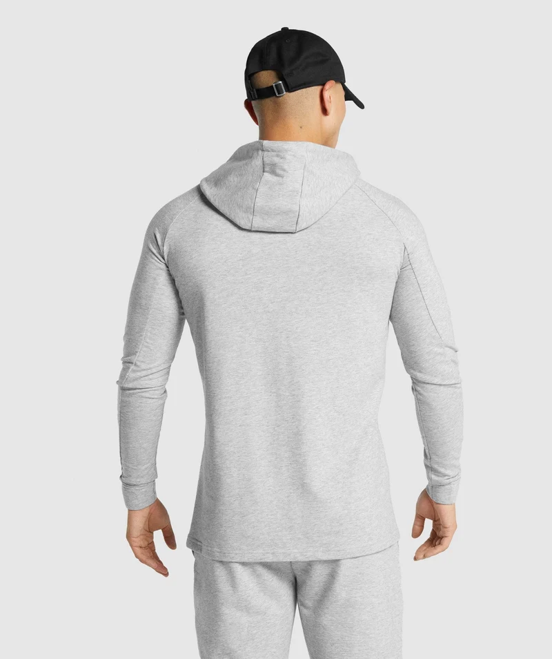 Gymshark Critical Hoodie - Light Grey Core Marl