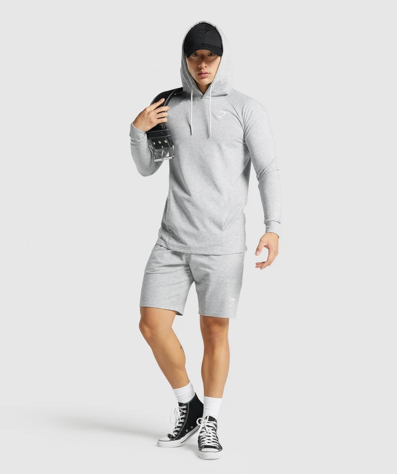 Gymshark Critical Hoodie - Light Grey Core Marl