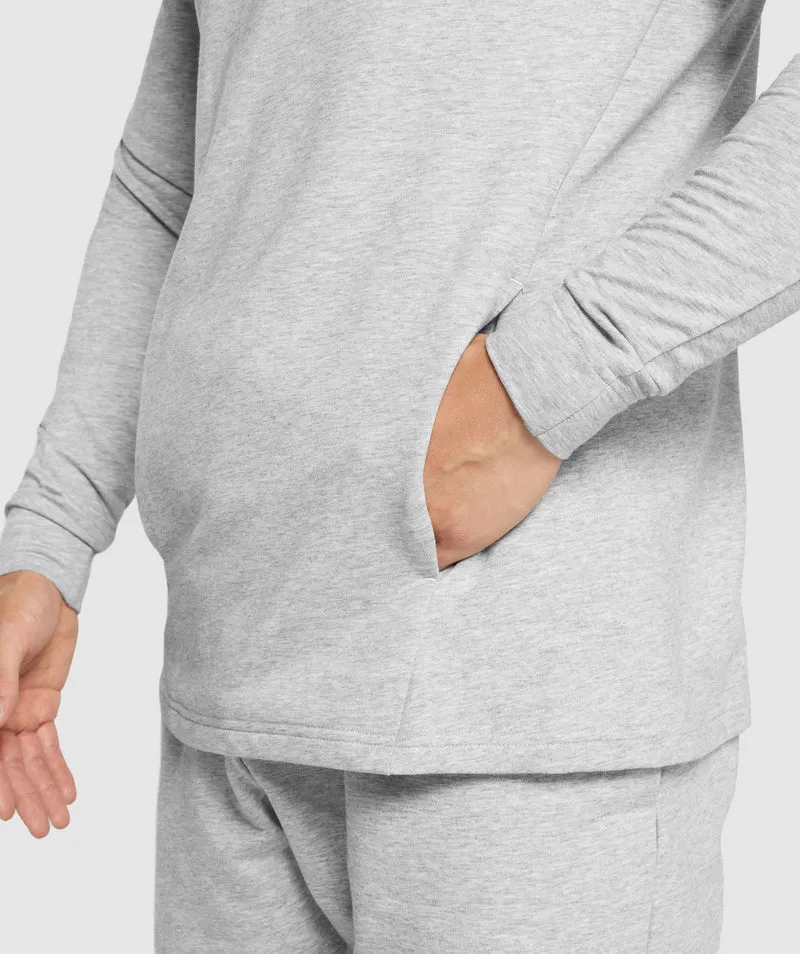 Gymshark Critical Hoodie - Light Grey Core Marl
