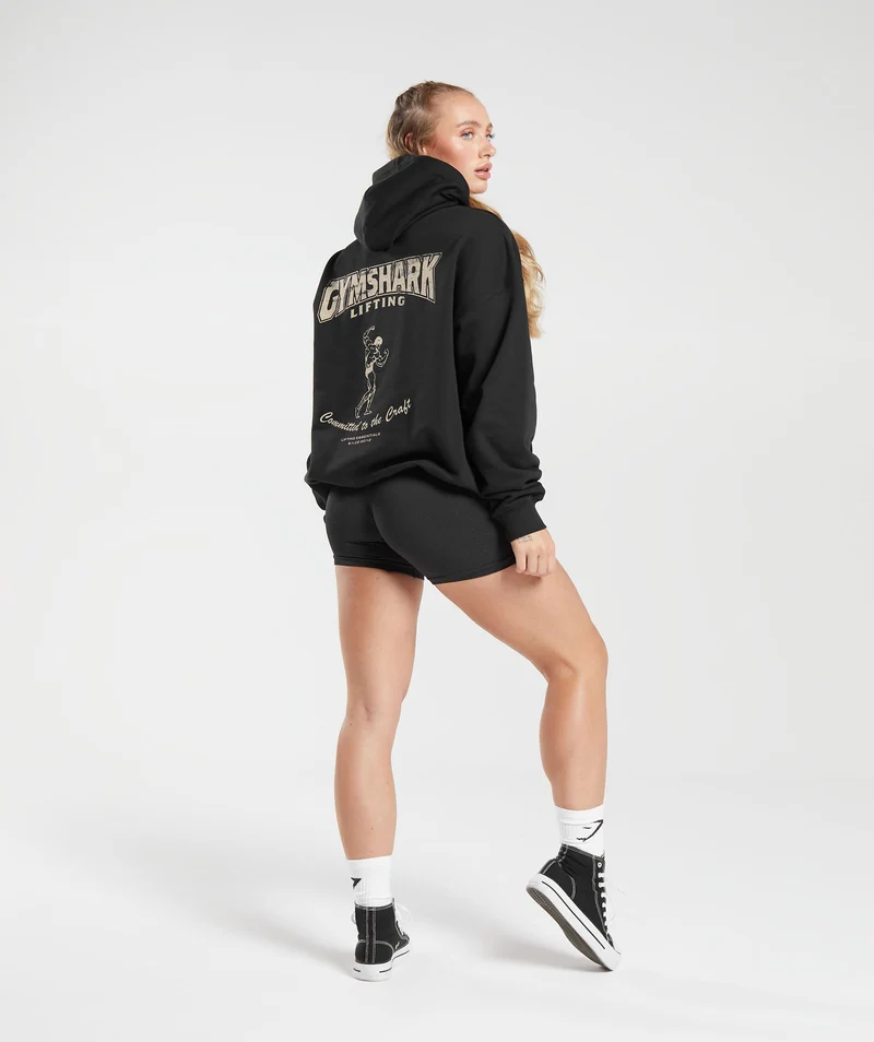 Gymshark Committed To The Craft Hoodie - Black