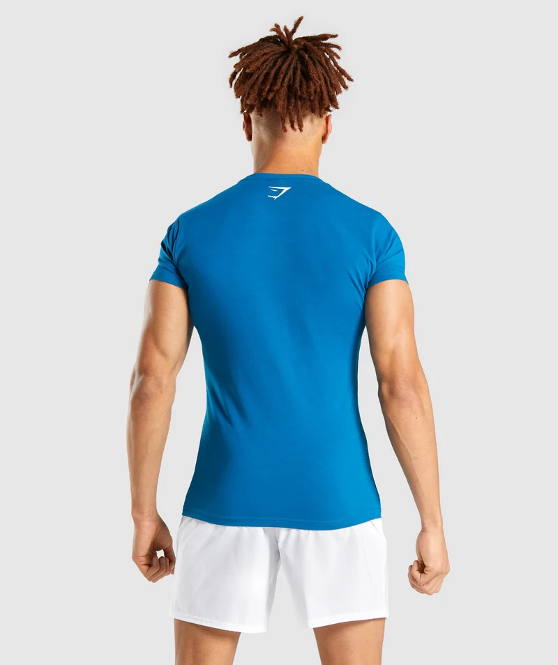 Gymshark Logo Strip T-Shirt - Teal