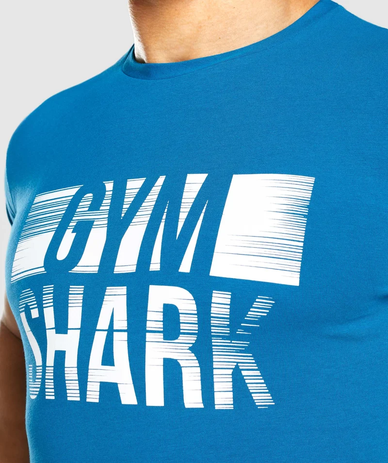 Gymshark Logo Strip T-Shirt - Teal
