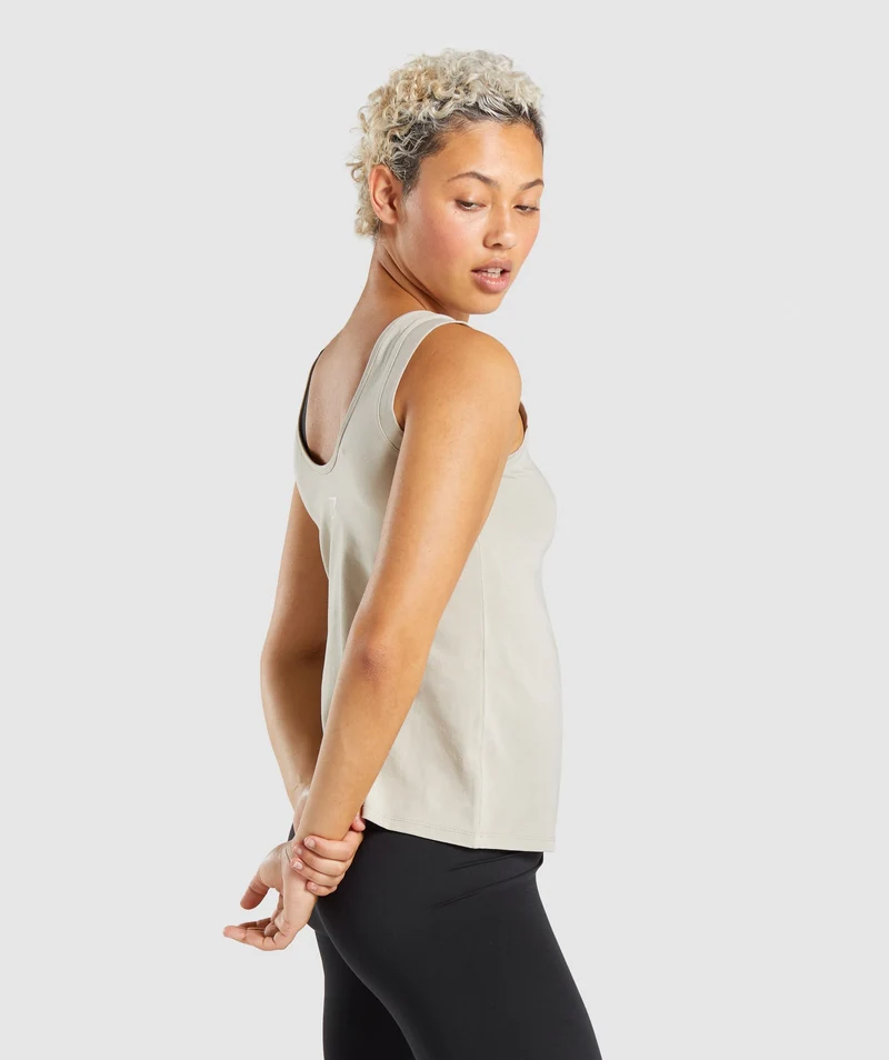 Gymshark Strobe Graphic Tank - Grey