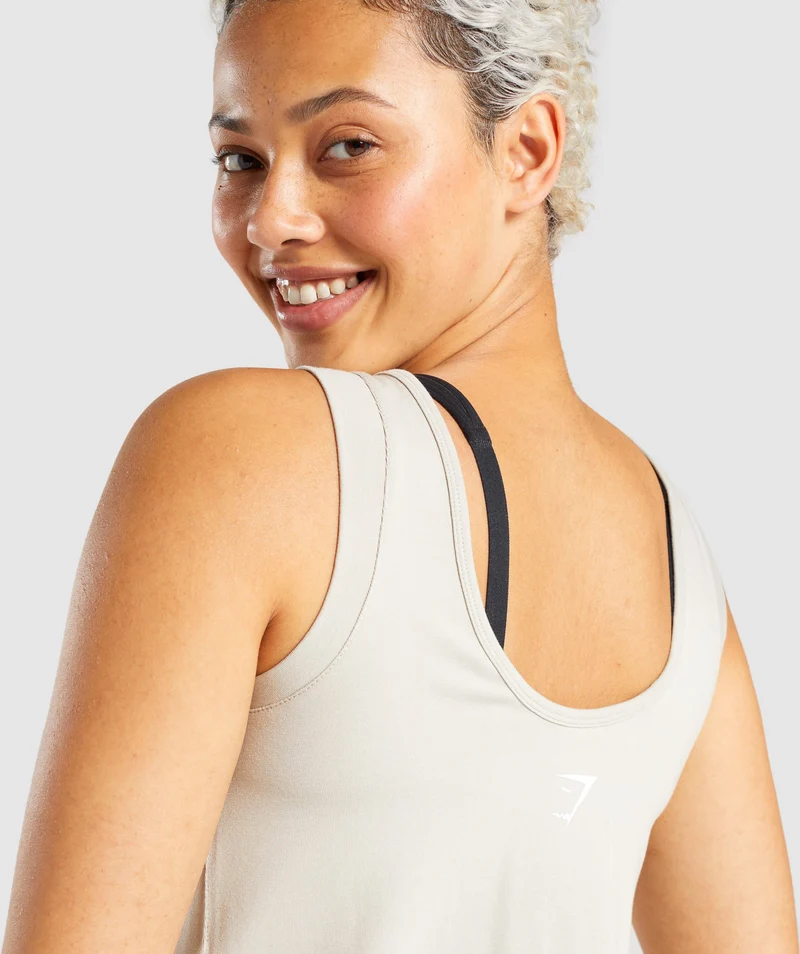 Gymshark Strobe Graphic Tank - Grey