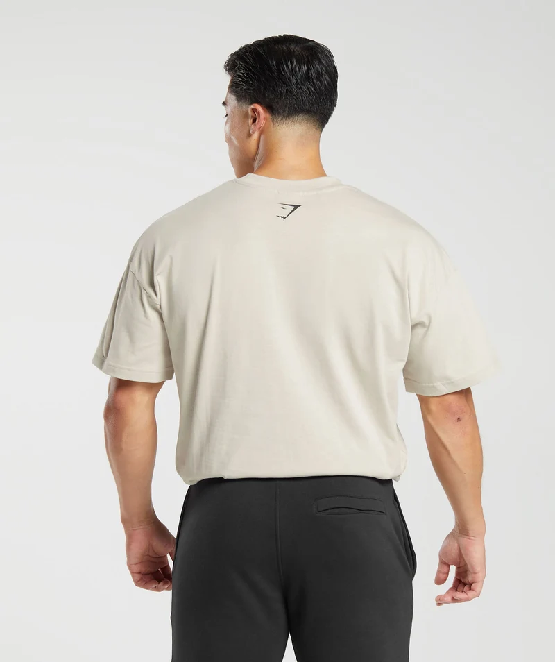 Gymshark Committed to the Craft T-Shirt - Pebble Grey