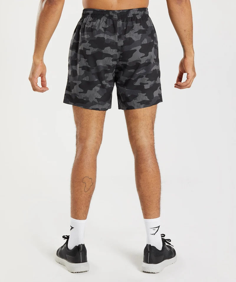 Gymshark Arrival 7" Short- Graphite Grey Print