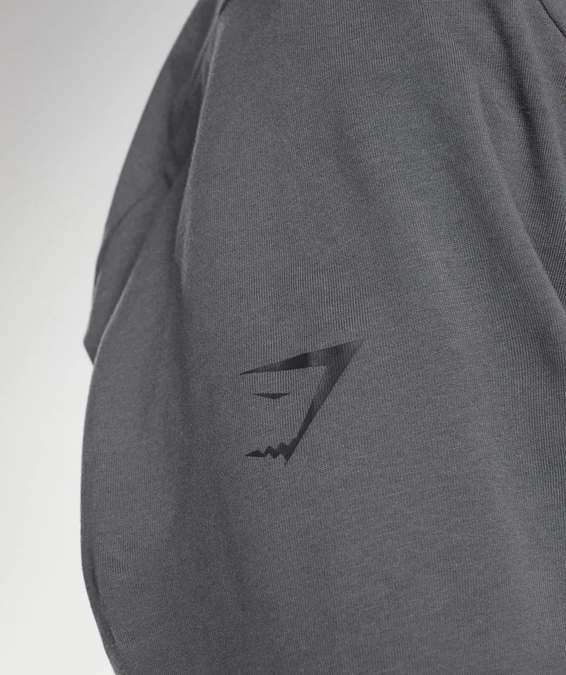 Gymshark Vibes Long Sleeve T-Shirt - Silhouette Grey