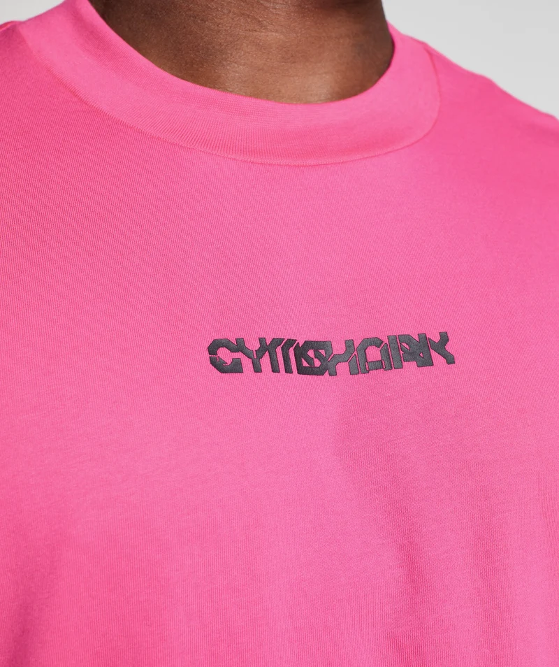 Gymshark Vibes T-Shirt - Bright Fuchsia