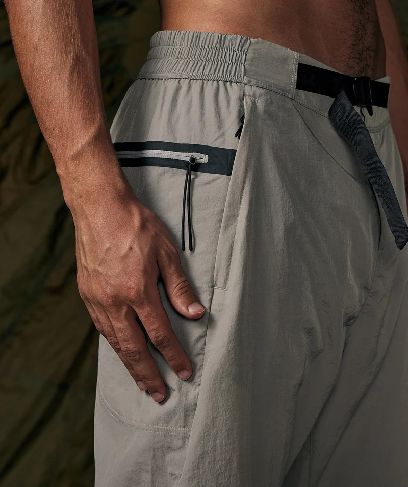 Gymshark Retake Woven Joggers - Taupe Grey