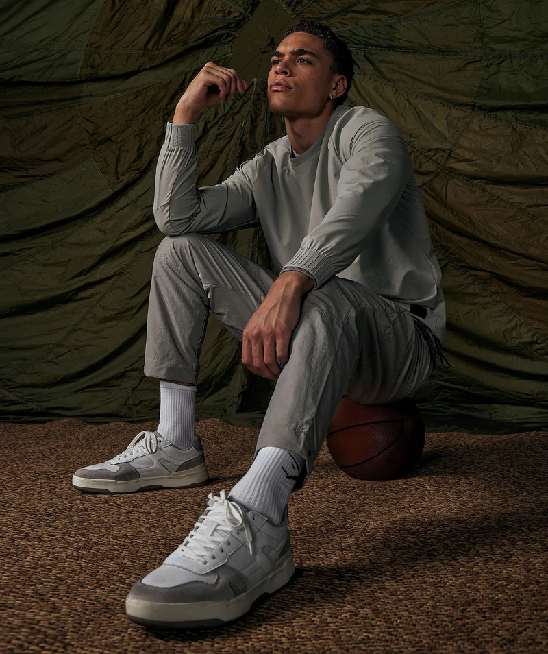 Gymshark Retake Woven Joggers - Taupe Grey
