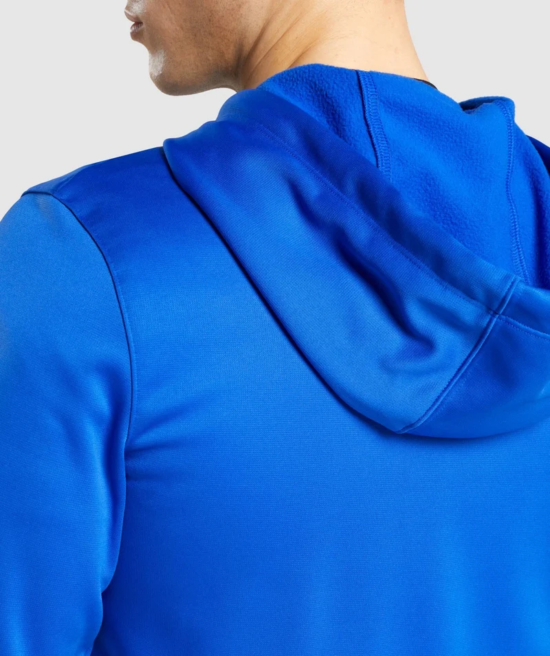 Gymshark Arrival Zip Up Hoodie - Blue