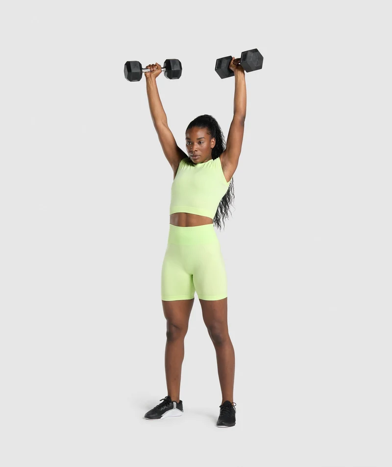 Gymshark Apex Seamless Shorts - Green/Light Green