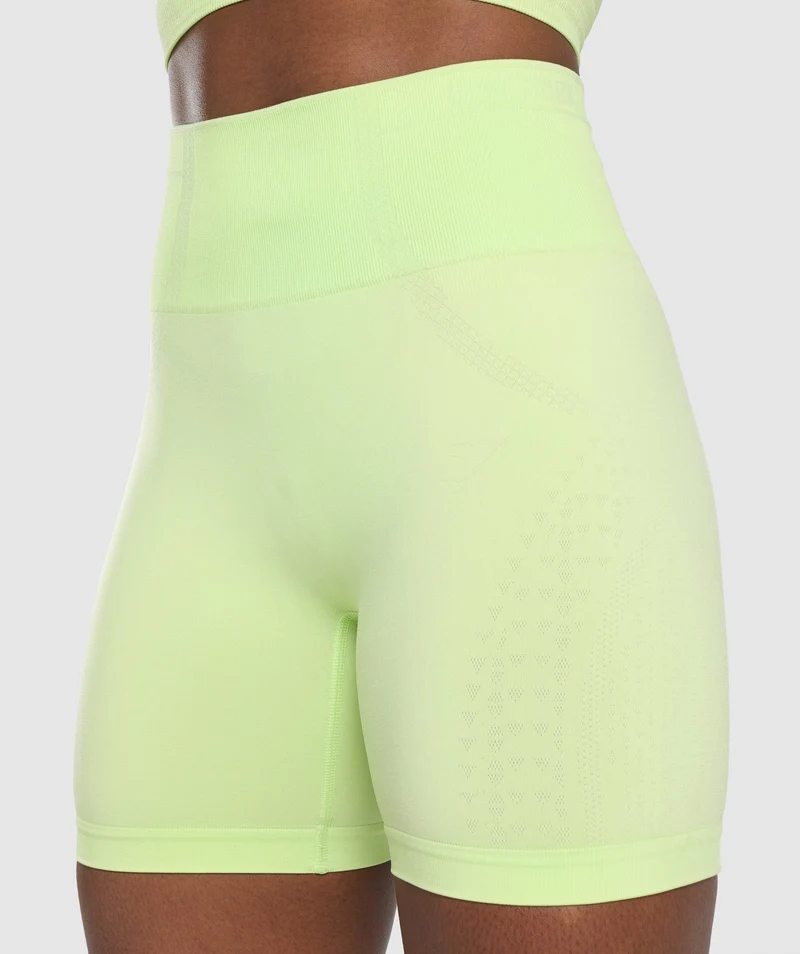Gymshark Apex Seamless Shorts - Green/Light Green