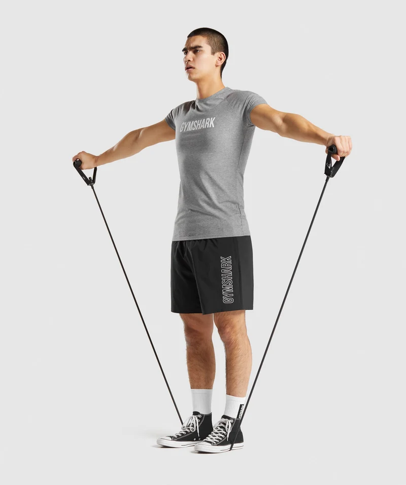 Gymshark Apollo T-Shirt - Charcoal Marl