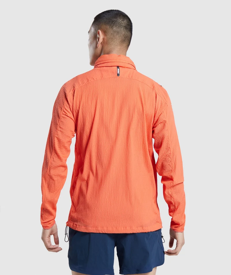 Gymshark Speed Evolve Windbreaker - Papaya Orange