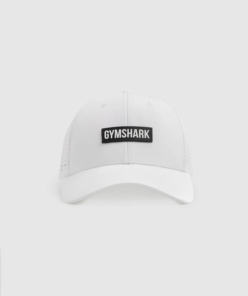 Gymshark Mesh Snapback - White