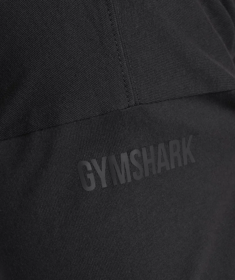 Gymshark GS x David Laid Oversized Long Sleeve T-Shirt - Black