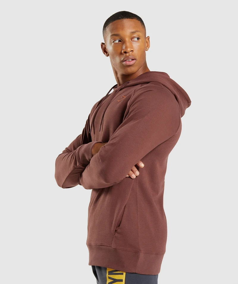 Gymshark Bold Hoodie - Cherry Brown