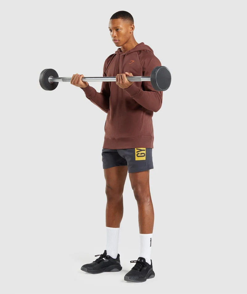 Gymshark Bold Hoodie - Cherry Brown