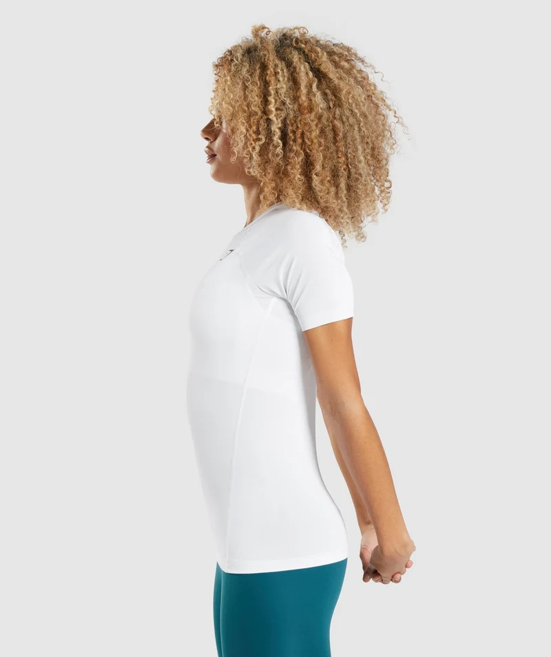 Gymshark Training Baselayer T-Shirt - White