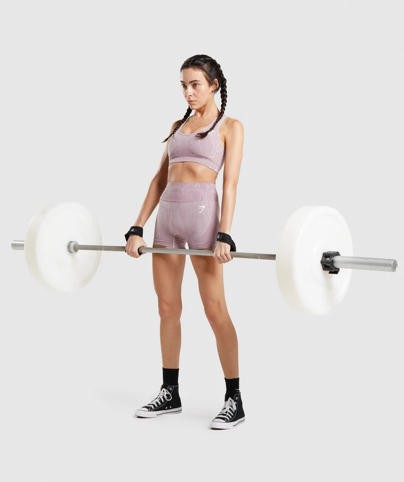 Gymshark Mercury Seamless Shorts - Light Purple