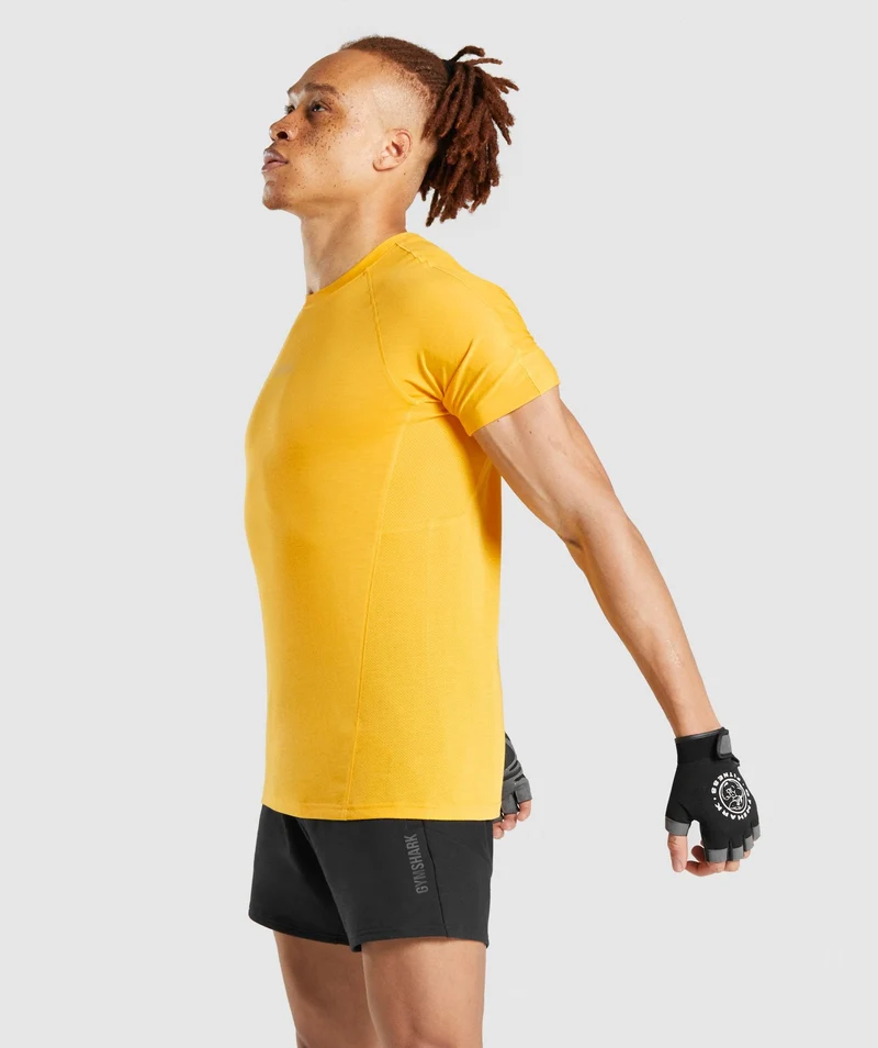 Gymshark Chalk T-Shirt - Yellow