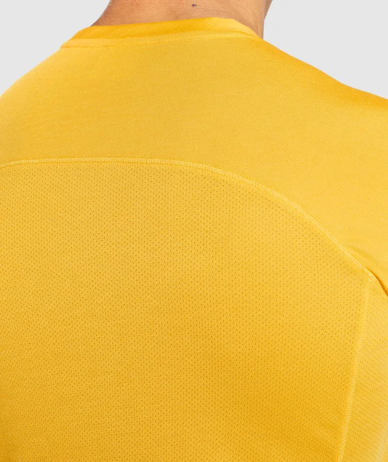 Gymshark Chalk T-Shirt - Yellow