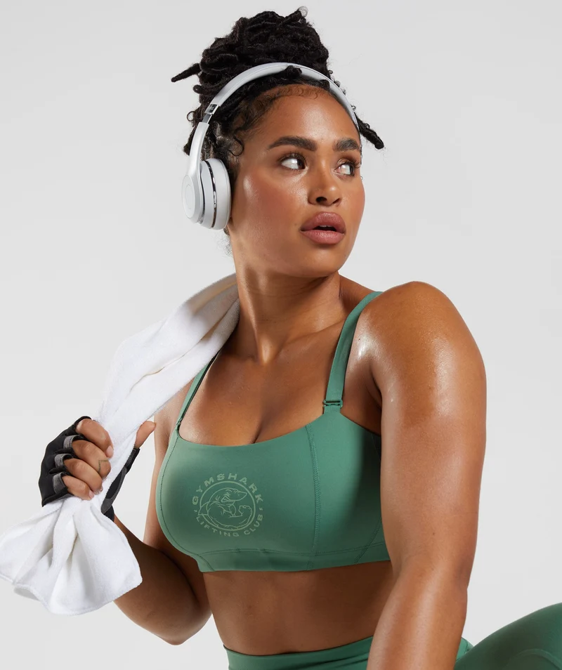 Gymshark Legacy Sports Bra - Hoya Green