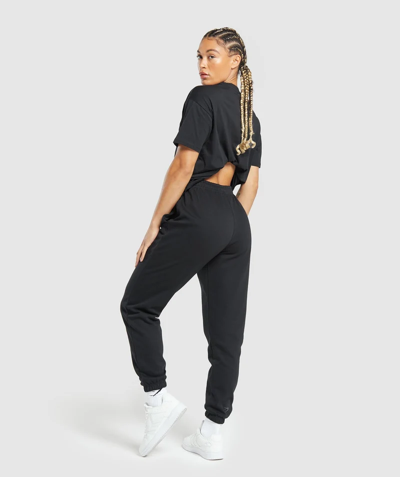 Gymshark Weightlifting Oversized T-Shirt - Black