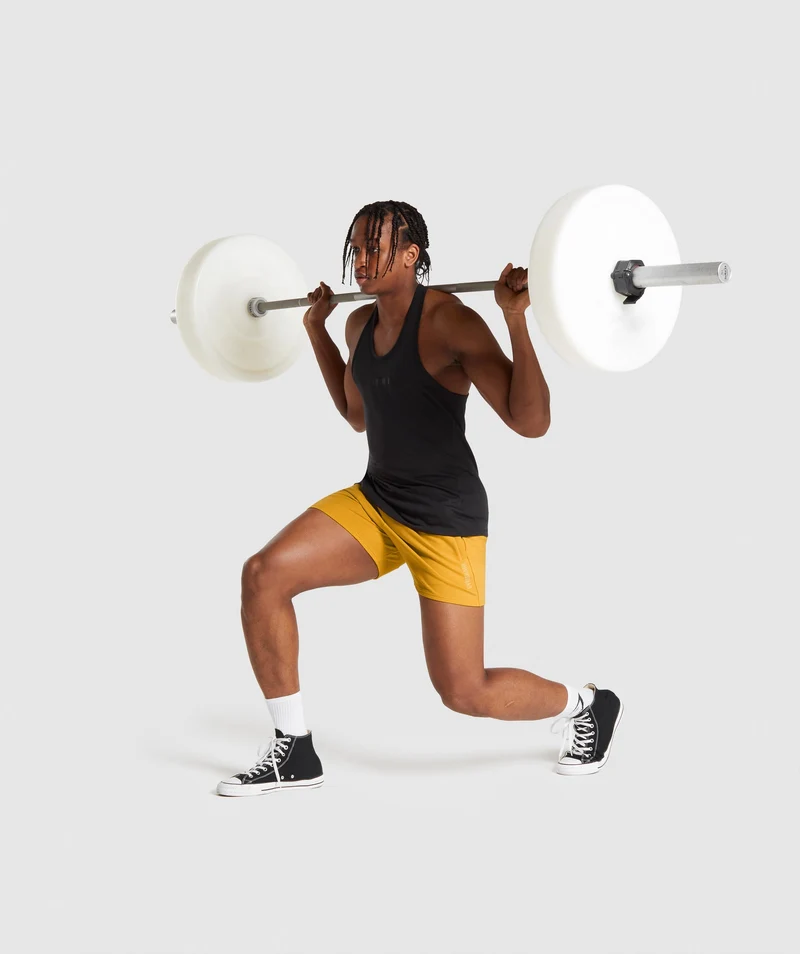 Gymshark Chalk 5" Quad Shorts - Yellow