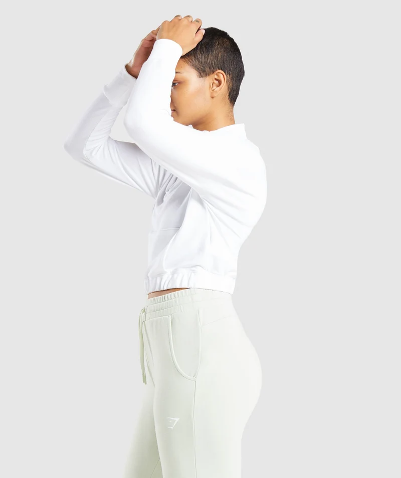 Gymshark Pippa Training Pullover - White