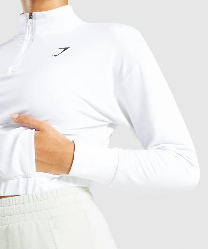 Gymshark Pippa Training Pullover - White
