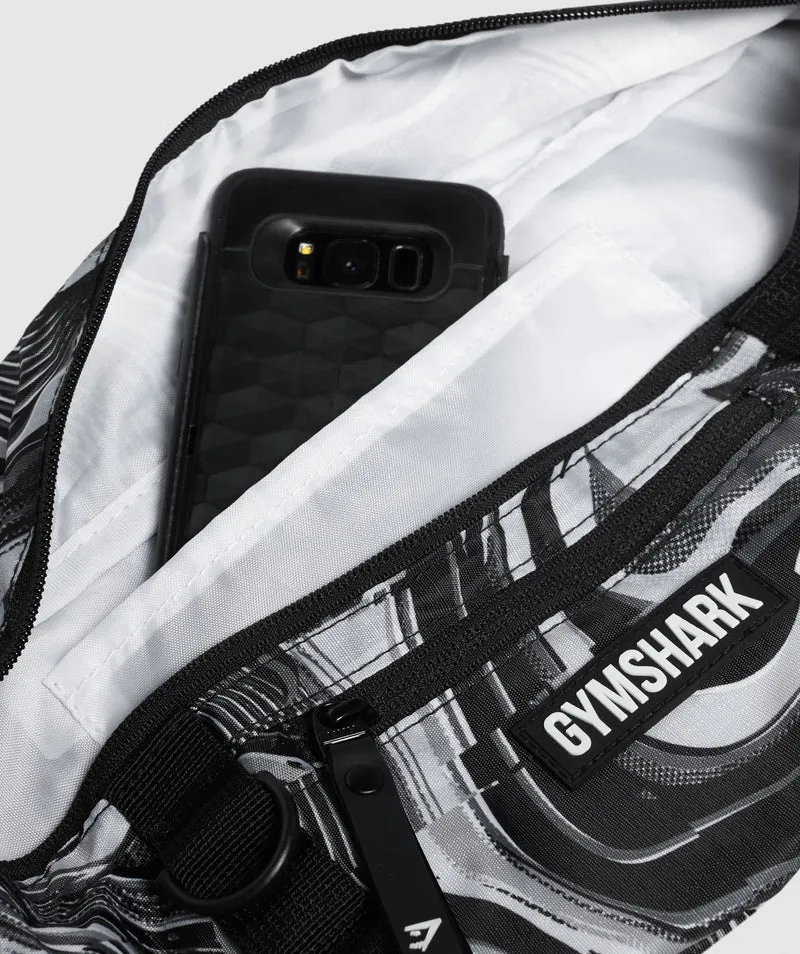 Gymshark Cross Body Bag - Black/White