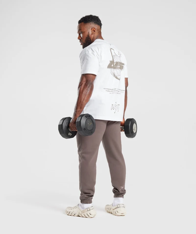 Gymshark Intergalactic Lifting Oversized T-Shirt - White