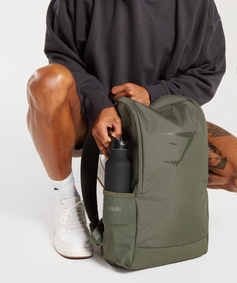 Gymshark Sharkhead Backpack - Core Olive