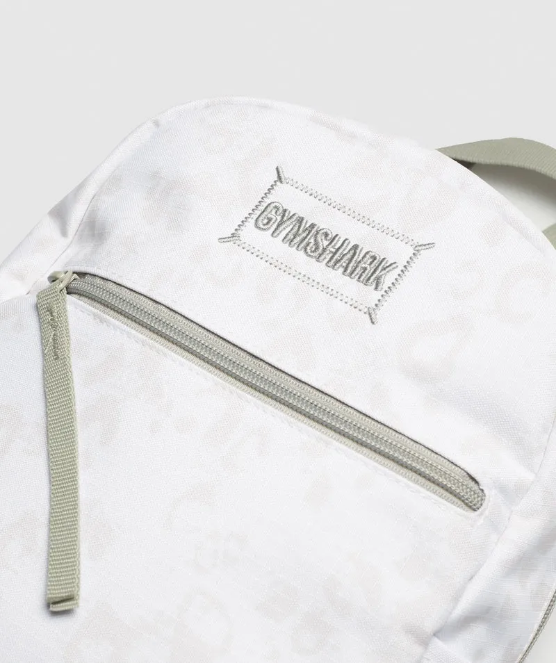 Gymshark Adapt Animal Mini Lifestyle Backpack- White/Cream