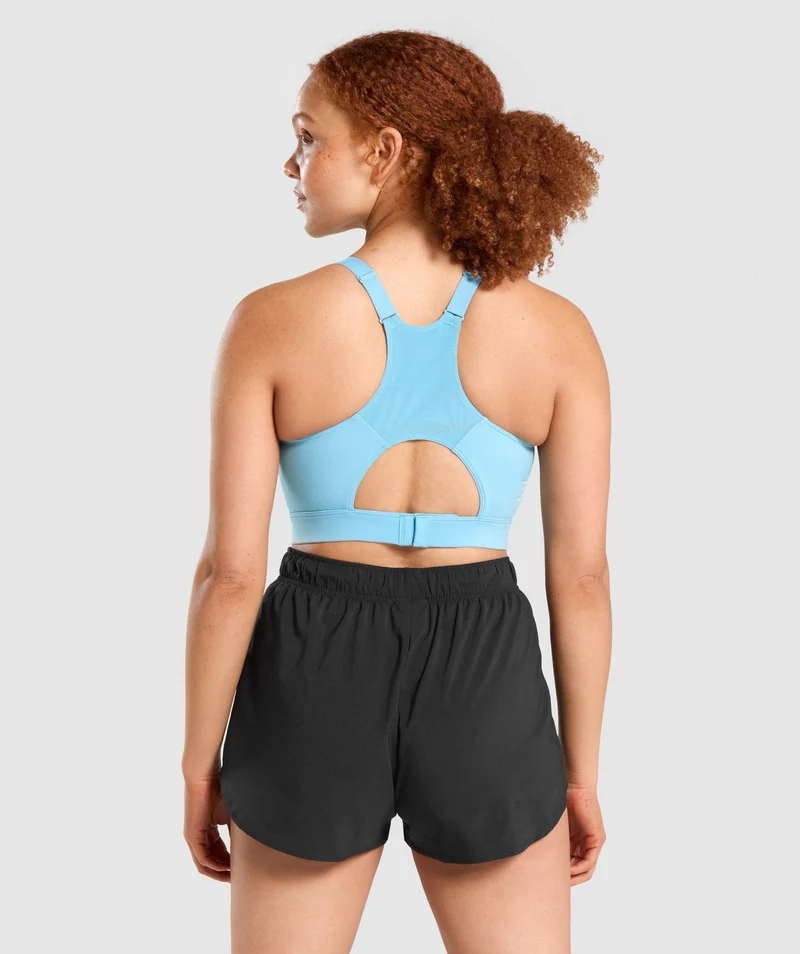 Gymshark Racer Back Sports Bra - Light Blue