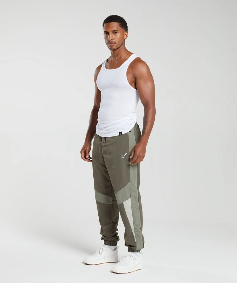 Gymshark Retro Track Pants - Brown