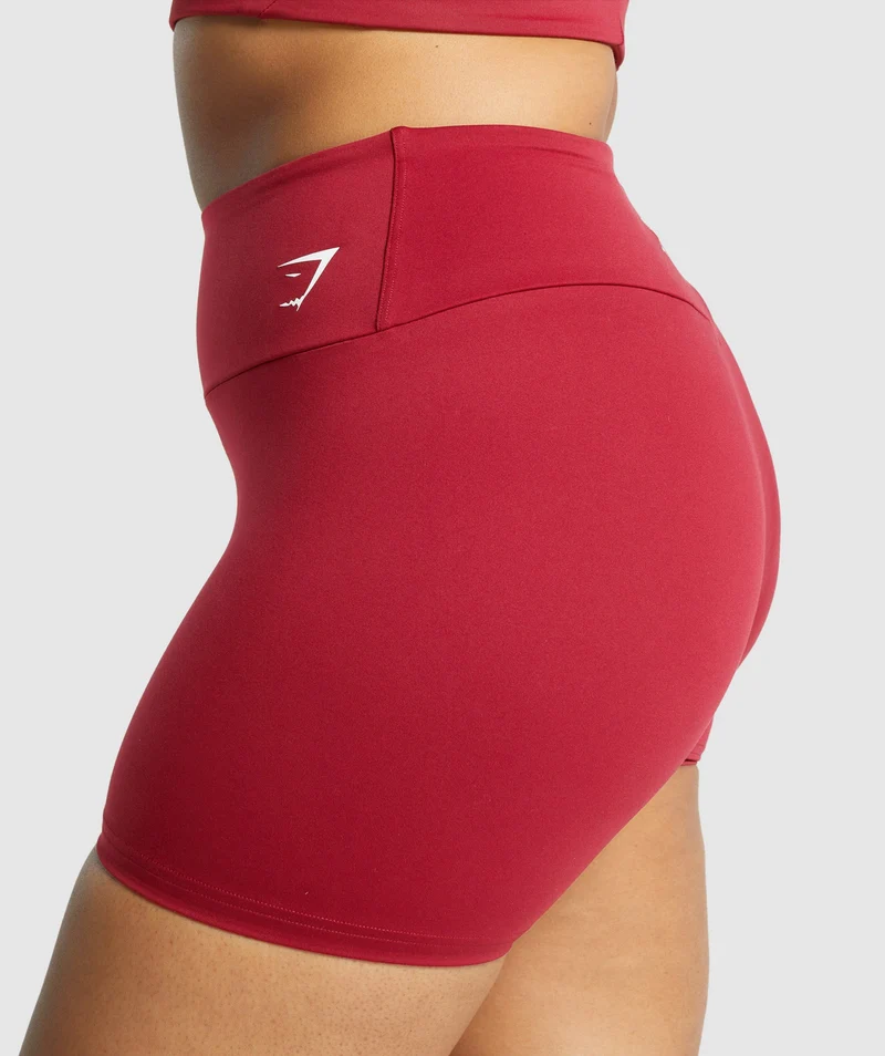 Gymshark Training Shorts - Burgundy