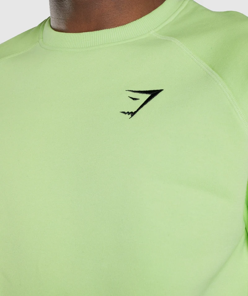 Gymshark Crest Sweatshirt - Green