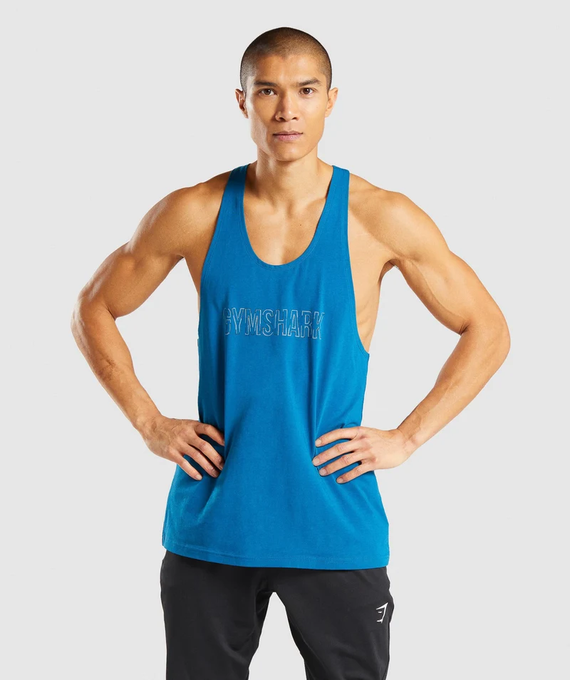 Gymshark Outline Stringer - Teal
