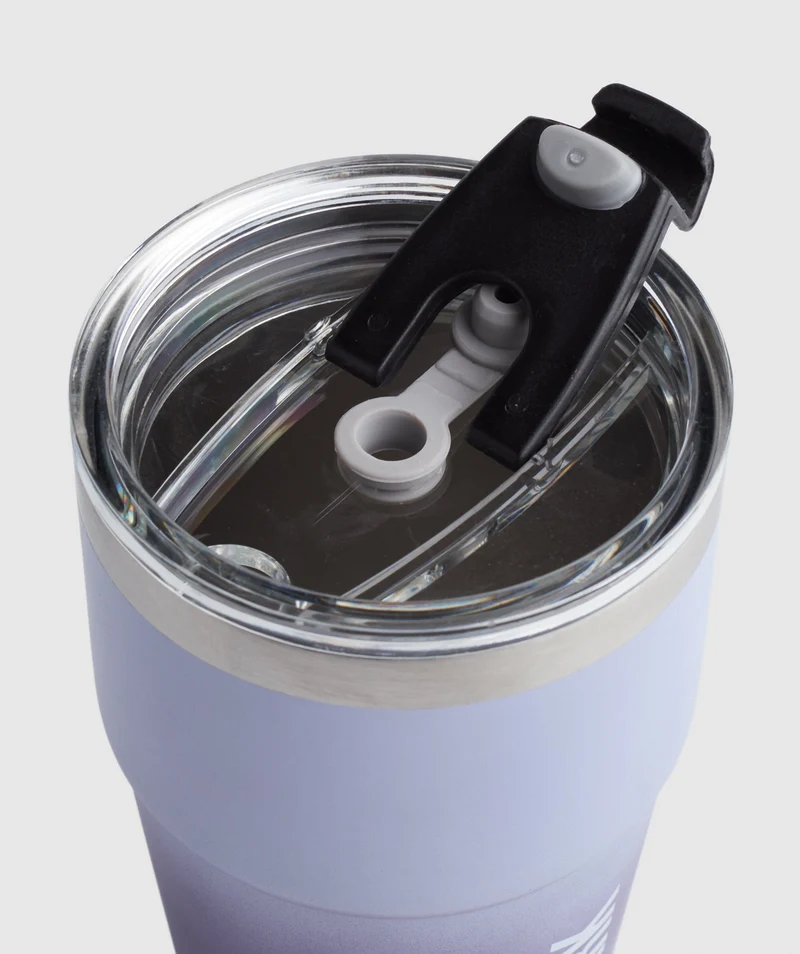Gymshark Insulated Straw Cup - Mystic Lilac/Dewberry Purple