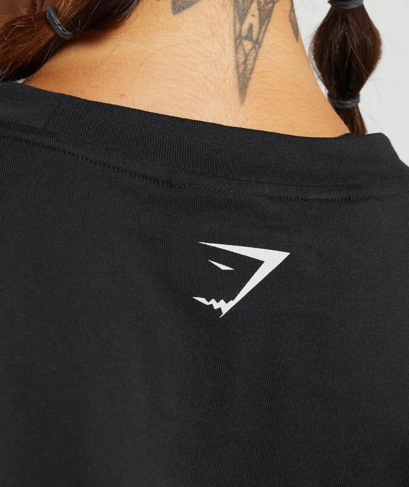 Gymshark Lifting Essentials Oversized T-shirt - Black