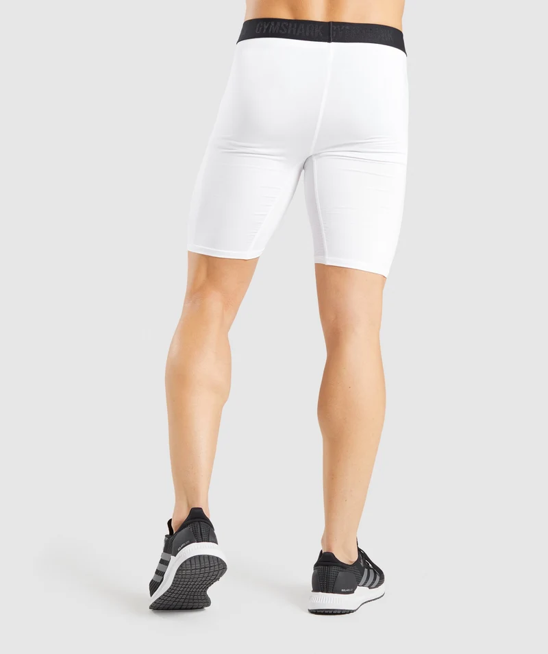Gymshark Element Baselayer Shorts - White